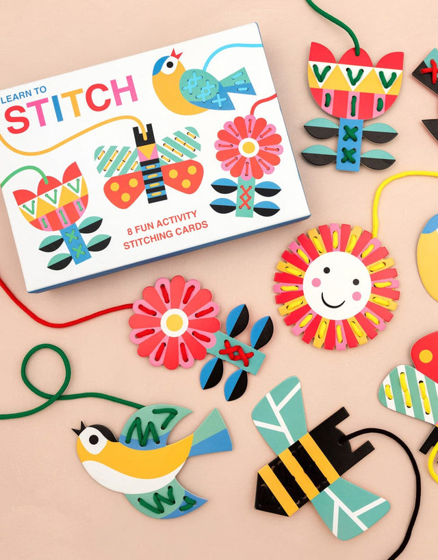 Not Specified Children's Craft Kits Learn to Stitch  - 8 Fun Activity Stitching Cards 5027455425481 5027455425481