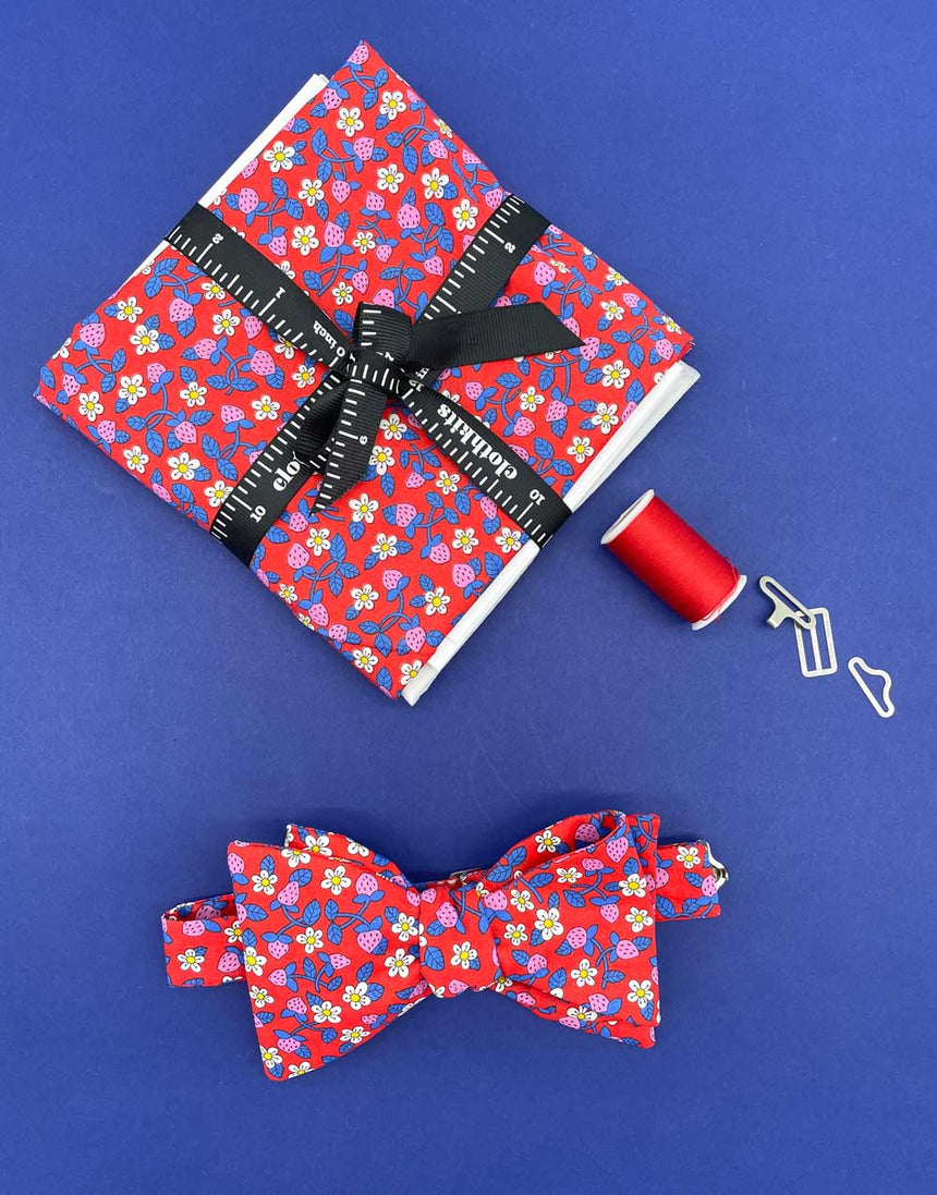 Clothkits Menswear Kits Liberty Fabrics Bow Tie Sewing Kit, Clothkits®