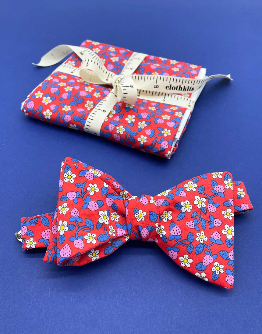 Clothkits Menswear Kits Liberty Fabrics Bow Tie Sewing Kit, Clothkits®