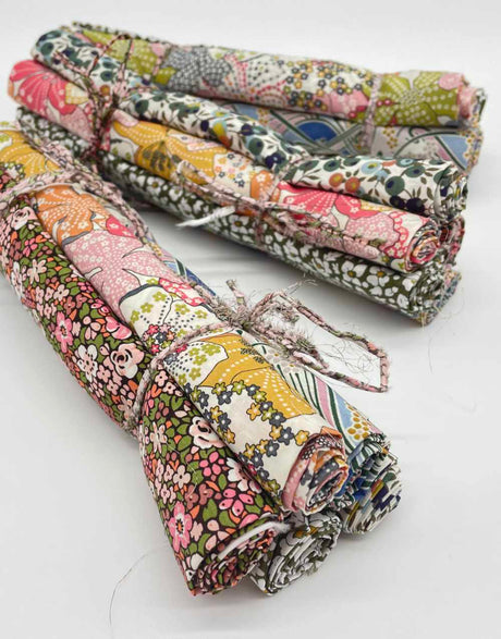 Liberty Fabrics Liberty Fabrics Bundles Pink & Khaki Liberty Fabrics Tana Lawn® Fat Quarter Bundle 14277