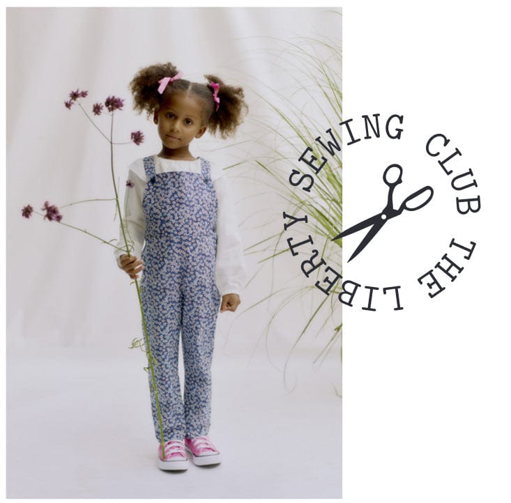 Liberty Fabrics Children's Clothing Kiki Dungaree Set Children's Sewing Pattern, Liberty Fabrics 10701