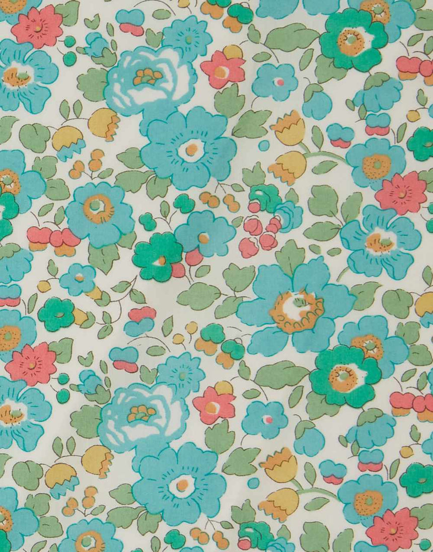 Liberty Fabrics Liberty Fabrics Tana Lawn® Classic Tana Lawn® Liberty Fabrics Tana Lawn® Betsy D Aqua 45919266