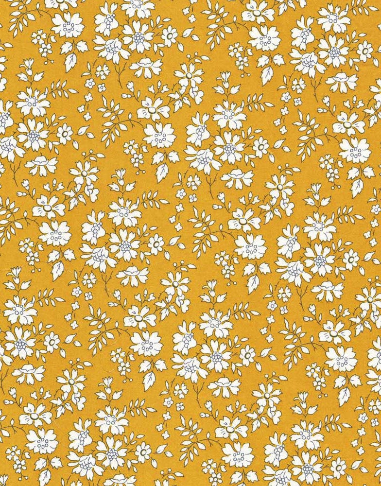 Liberty Fabrics Liberty Fabrics Tana Lawn® Classic Tana Lawn® Liberty Fabrics Tana Lawn® Capel G Mustard 100643112/01