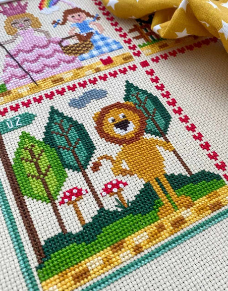 Little Dove Designs Cross Stitch Follow the Yellow Brick Road Cross Stitch Kit 13327