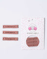 Little Rosy Cheeks Labels Dusky Pink Handmade, Leather Labels - Pack of 3 12619