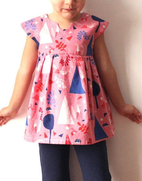 Made by Rae Children's Clothing Geranium Girl's Dress Small (1yr - 5yr), Made by Rae Sewing Pattern 702082345115 702082345115