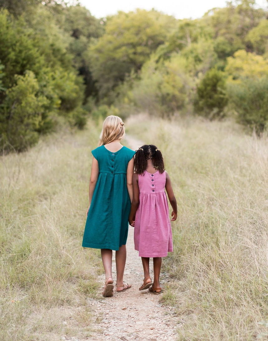 Made by Rae Children's Clothing Geranium Girl's Dress Large (6yr - 12yr), Made by Rae Sewing Pattern 702082345153 702082345153