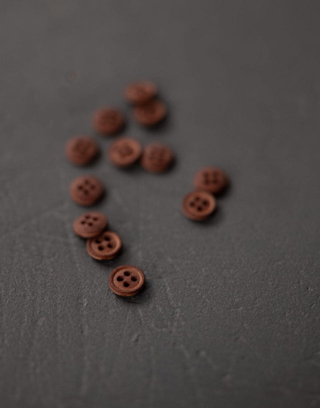 Merchant and Mills Buttons 11mm Cotton Dust Button from Merchant & Mills, 11mm Cinnamon Dust 13721