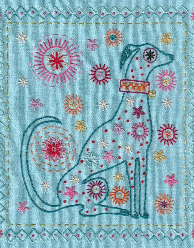 Nancy Nicholson Embroidery Dog Iron-on Transfer Embroidery Pattern, Nancy Nicholson 5060604970173 5060604970173