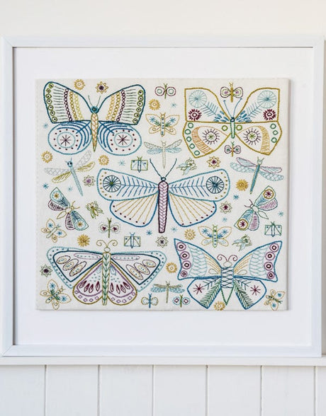 Nancy Nicholson Embroidery Butterflies, Nancy Nicholson Embroidery Stitch Kit 67176226