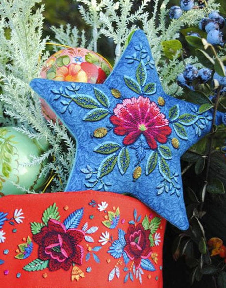 Odile Bailloeul Sewing Kits Bohemian Christmas Stocking & Decorations Kit, Odile Bailloeul 10325