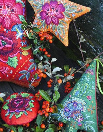 Odile Bailloeul Sewing Kits Bohemian Christmas Stocking & Decorations Kit, Odile Bailloeul 10325