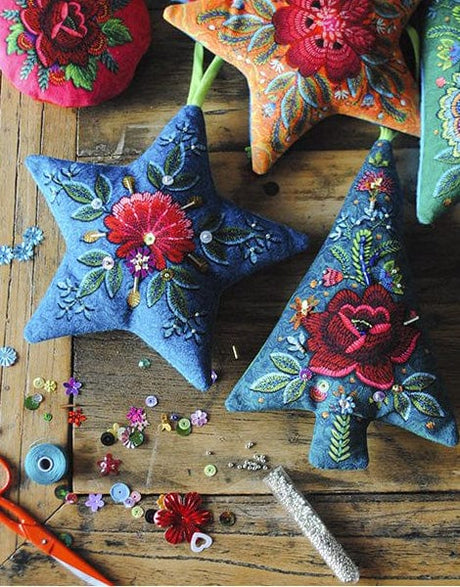 Odile Bailloeul Sewing Kits Bohemian Christmas Stocking & Decorations Kit, Odile Bailloeul 10325