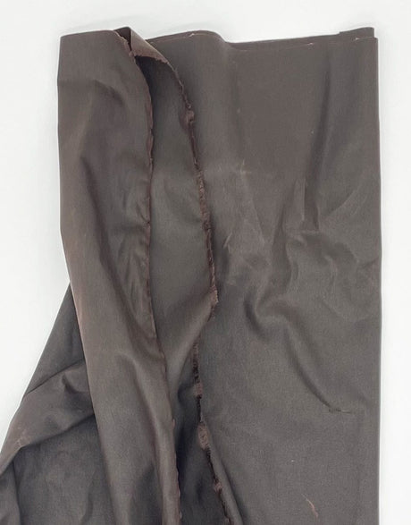 Not Specified Oilskin Dark Brown Oilskin Fabric 12236