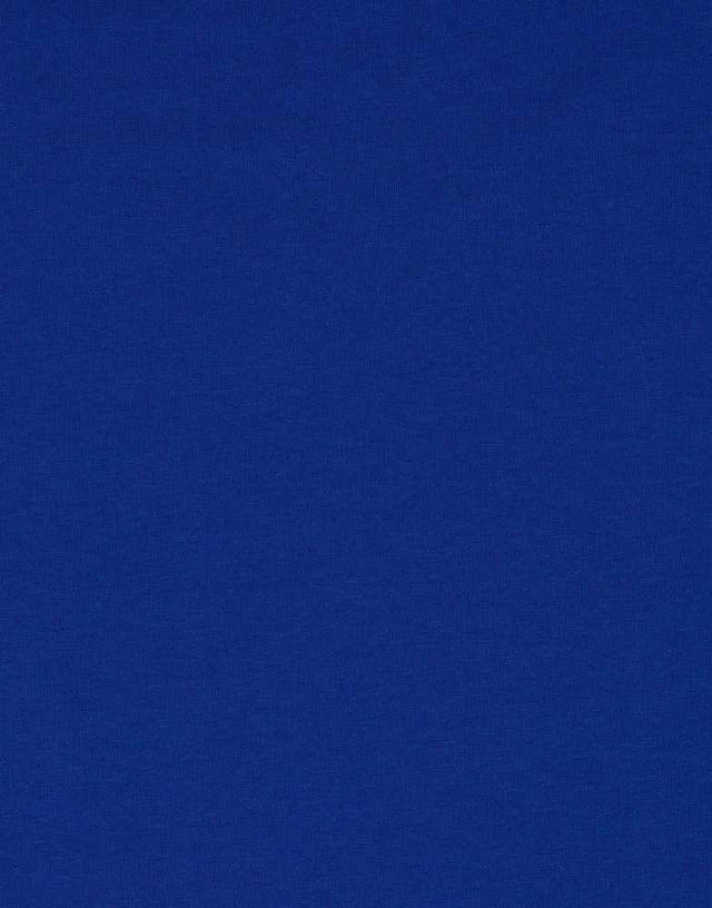 Not Specified Cotton Jersey Blue / Plain Cobalt Blue Organic Cotton Jersey Fabric 14169