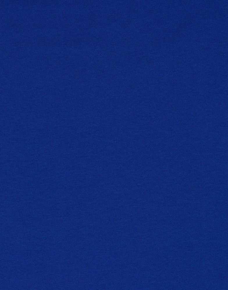 Not Specified Cotton Jersey Blue / Plain Cobalt Blue Organic Cotton Jersey Fabric 14169