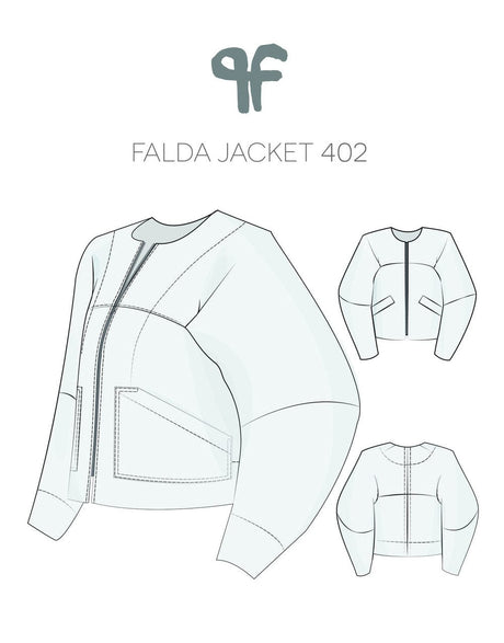 Pattern Fantastique Coats & Jackets Falda Jacket Sewing Pattern, Pattern Fantastique 12856