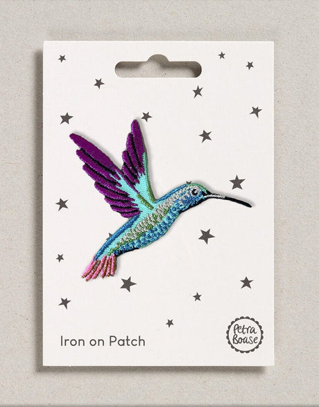 Petra Boase Iron on Patch Hummingbird Iron on Patch 5060558746954 5060558746954