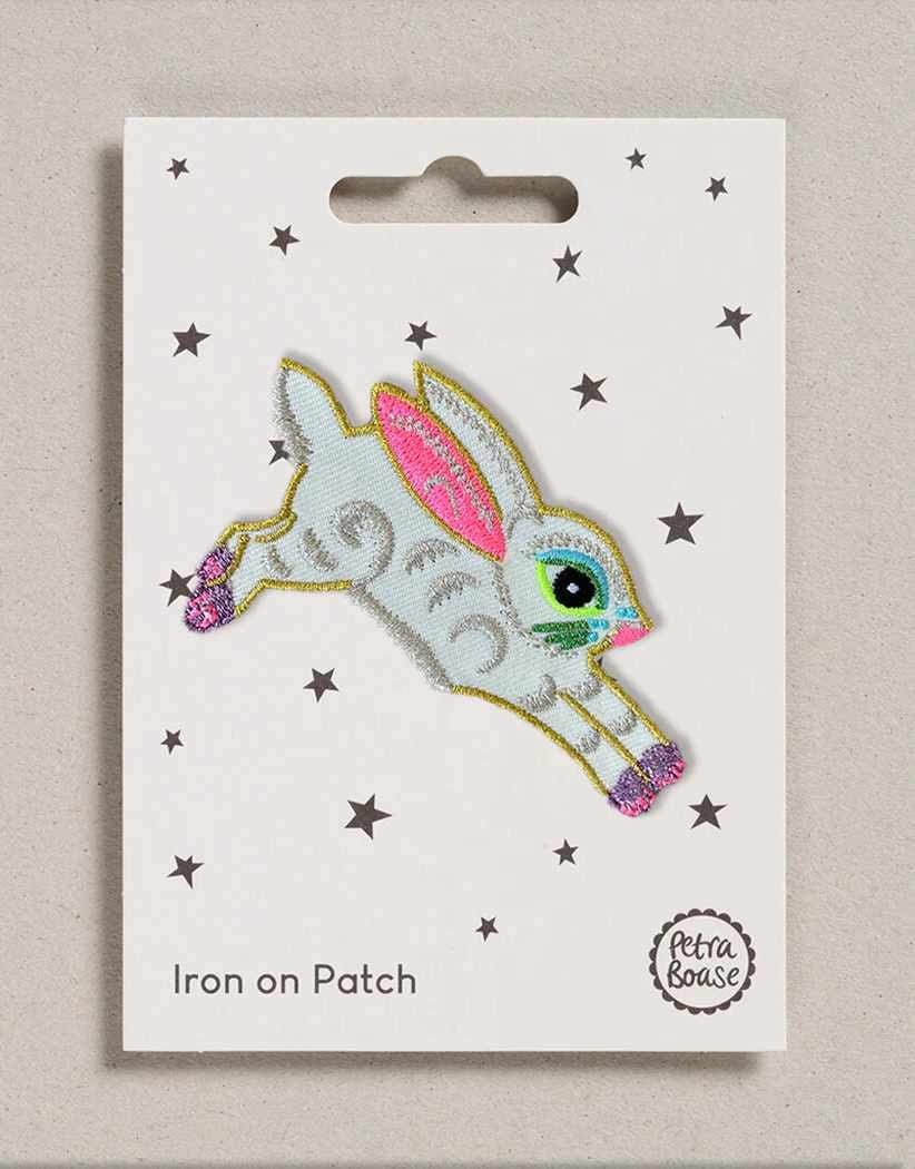 Petra Boase Iron on Patch Rabbit Iron on Patch, Petra Boase 14957