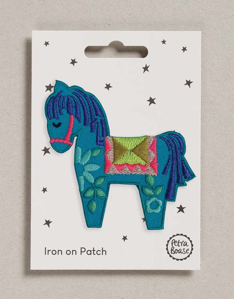 Dala Horse Iron on Patch, Petra Boase