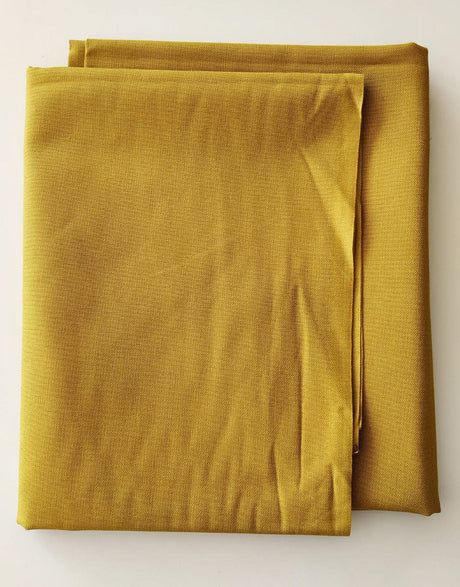 Not Specified Cotton Canvas Yellow / Plain Ochre Cotton Canvas Fabric 10666