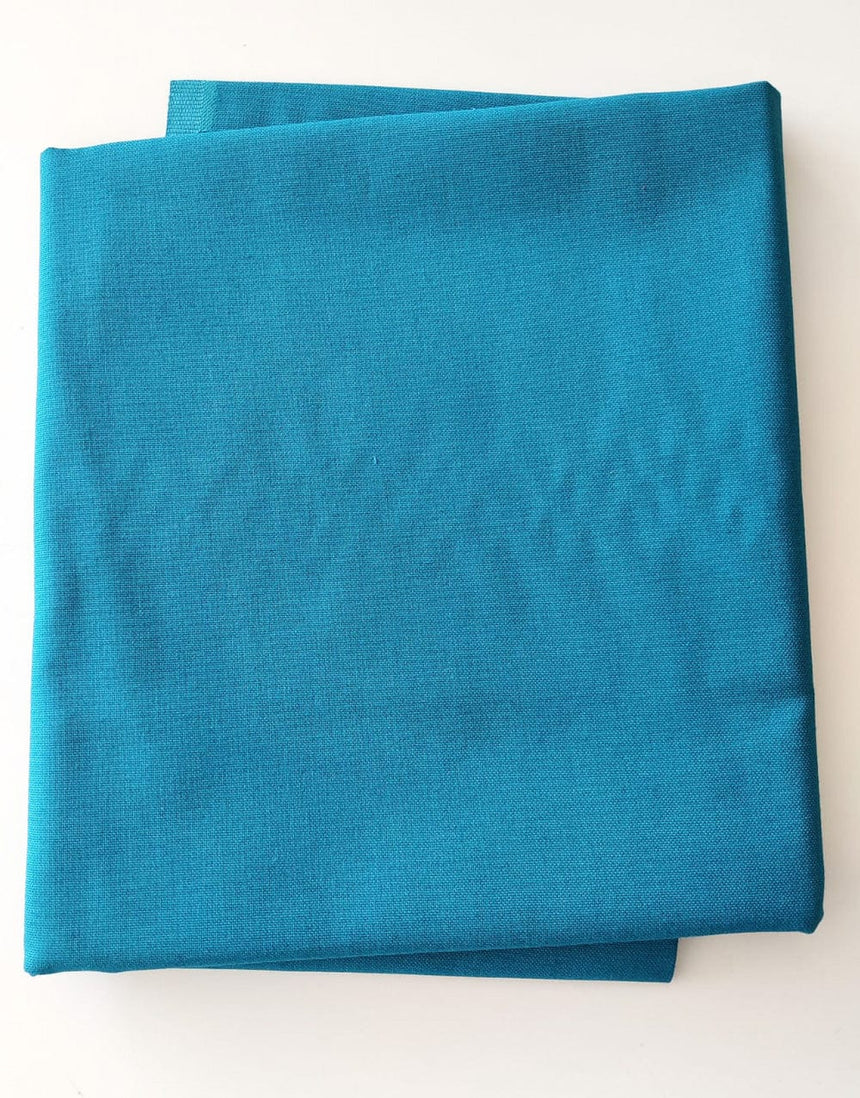 Not Specified Cotton Canvas Green / Plain Teal Cotton Canvas Fabric 02900.020-0013