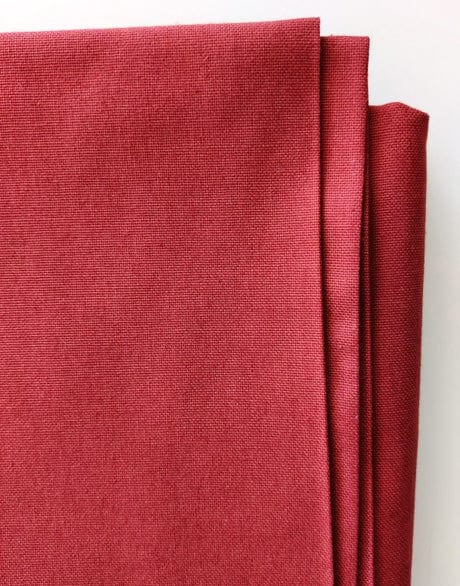 Not Specified Cotton Canvas Red / Plain Terracotta Cotton Canvas Fabric 10660