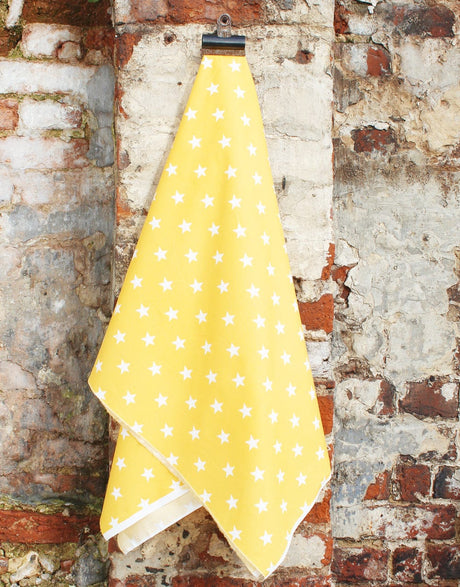 Not specified Cotton Poplin Yellow / Stars Star Cotton Poplin Fabric 14583586