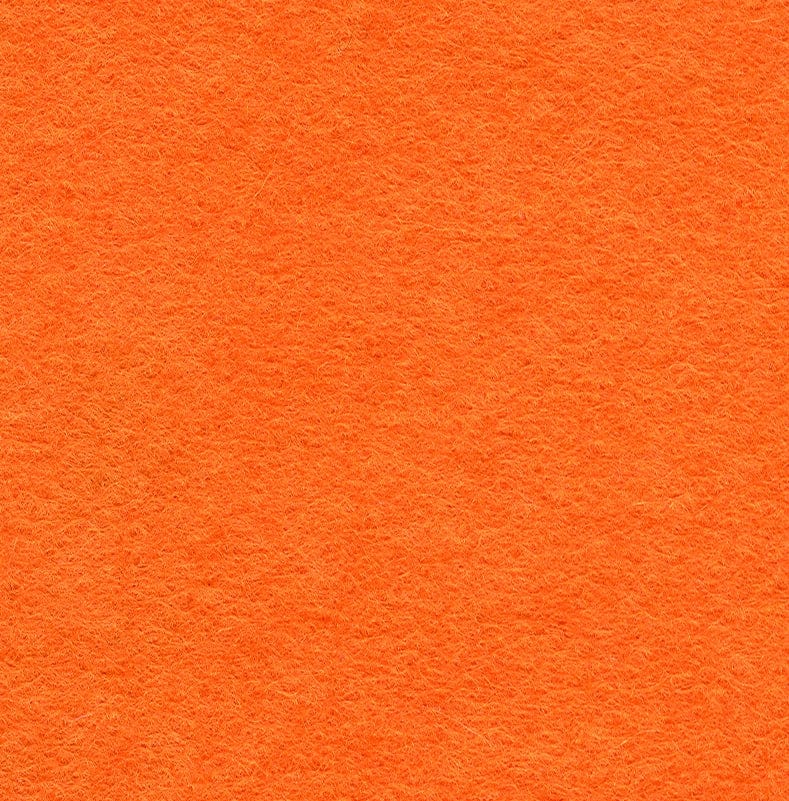 Not specified Wool Felt Dahlia Orange Wool Felt Fabric 89356066