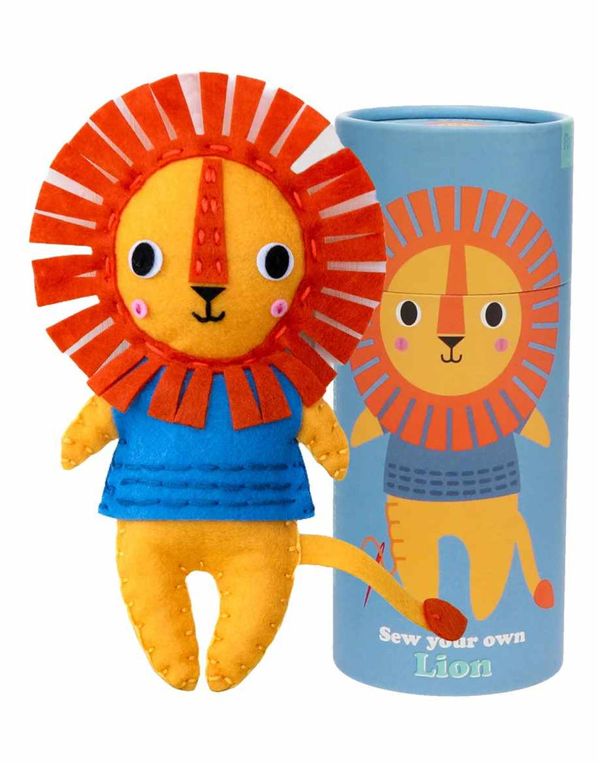 Sew Your Own Lion First Sewing Kit