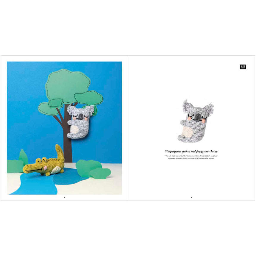 Rico Crochet Patterns Wild Wild Animals Ricorumi Pattern Book, Rico Design 4051271448677 4051271448677