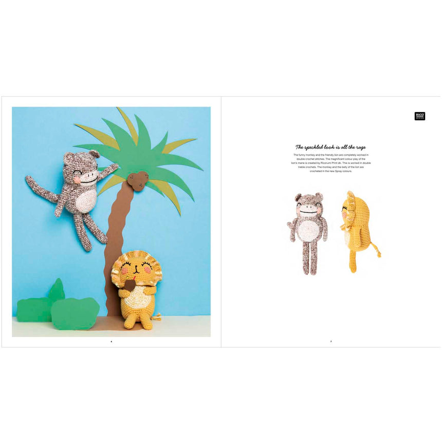 Rico Crochet Patterns Wild Wild Animals Ricorumi Pattern Book, Rico Design 4051271448677 4051271448677
