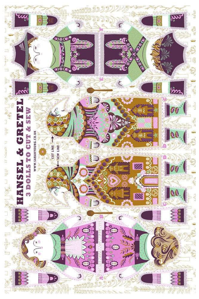 Sarah Young Sewing Kits Hansel and Gretel Tea Towel / Cut & Sew Kit by Sarah Young 11250
