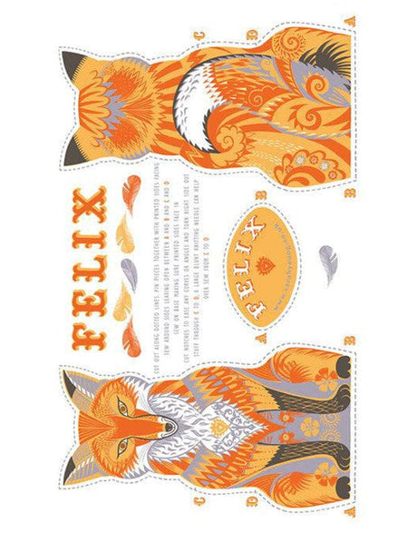 Sarah Young Sewing Kits Felix the Fox Tea Towel / Cut & Sew Kit by Sarah Young 10994