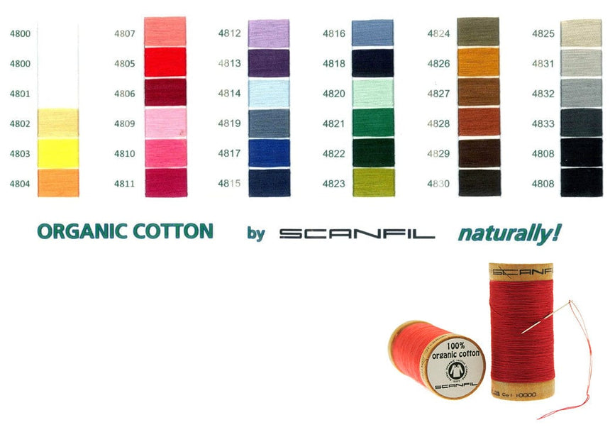 Scanfil Thread Scanfil Organic Cotton Thread 100m Spools