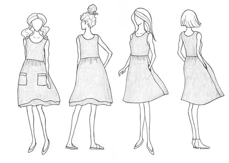 Sew Liberated Dresses Metamorphic Dress Sewing Pattern, Sew Liberated 853845002278 853845002278