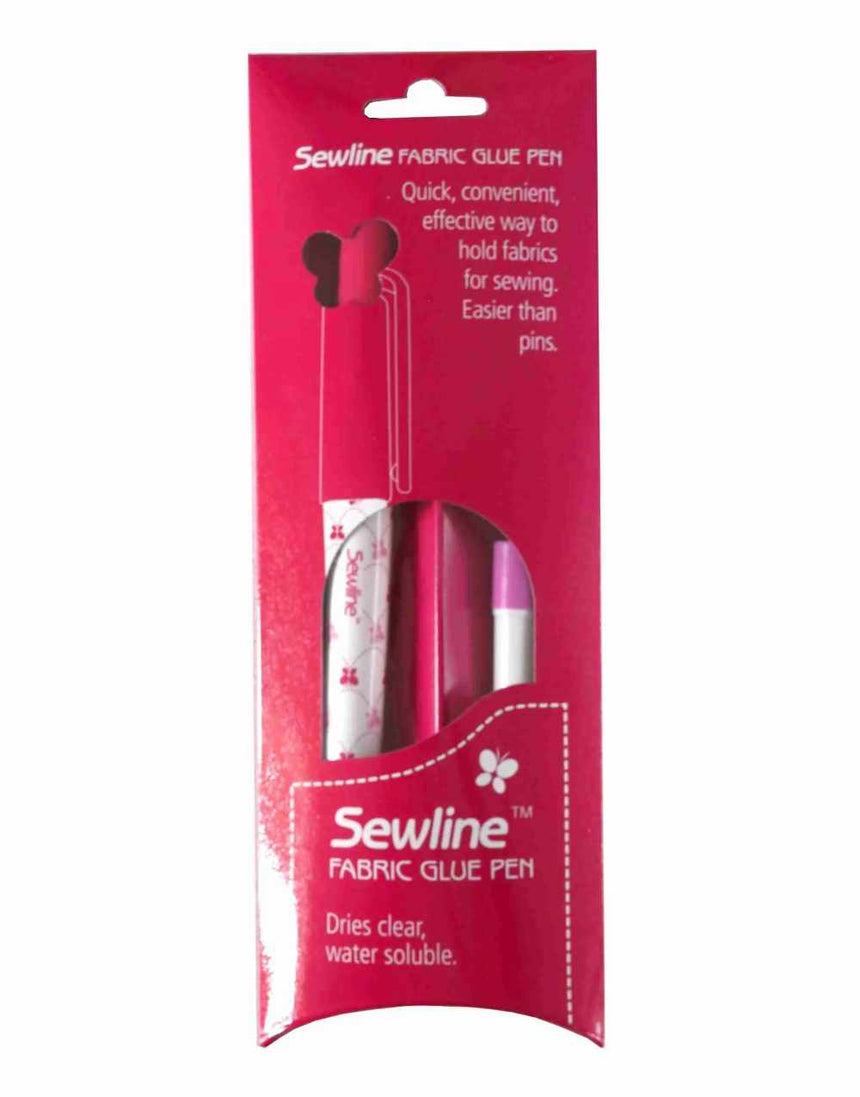 Sewline Glue Pen, Water Soluble with Blue Refill