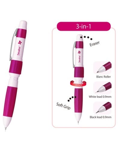 Sewline Sewing Tools Sewline Trio Multi Function Fabric Pencil 4989783070218 4989783070324