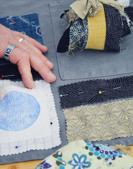 A Nest of Gentle Makers Workshop Stitching & Visible Mending, Boro & Sashiko Workshop | Chichester Sewing Courses