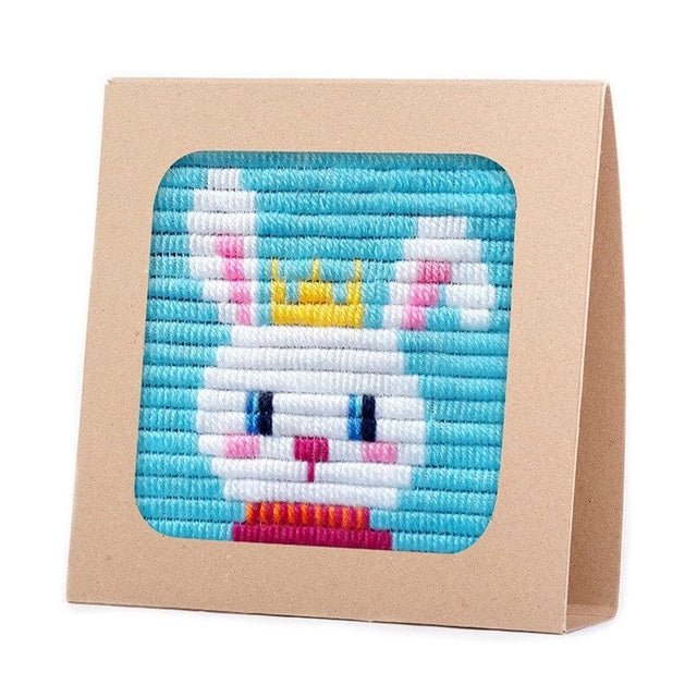 Sozo Children's Craft Kits Bunny Needlepoint Kit, Sozo DIY 608631393364 608631393364