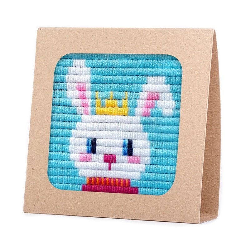 Sozo Children's Craft Kits Bunny Needlepoint Kit, Sozo DIY 608631393364 608631393364