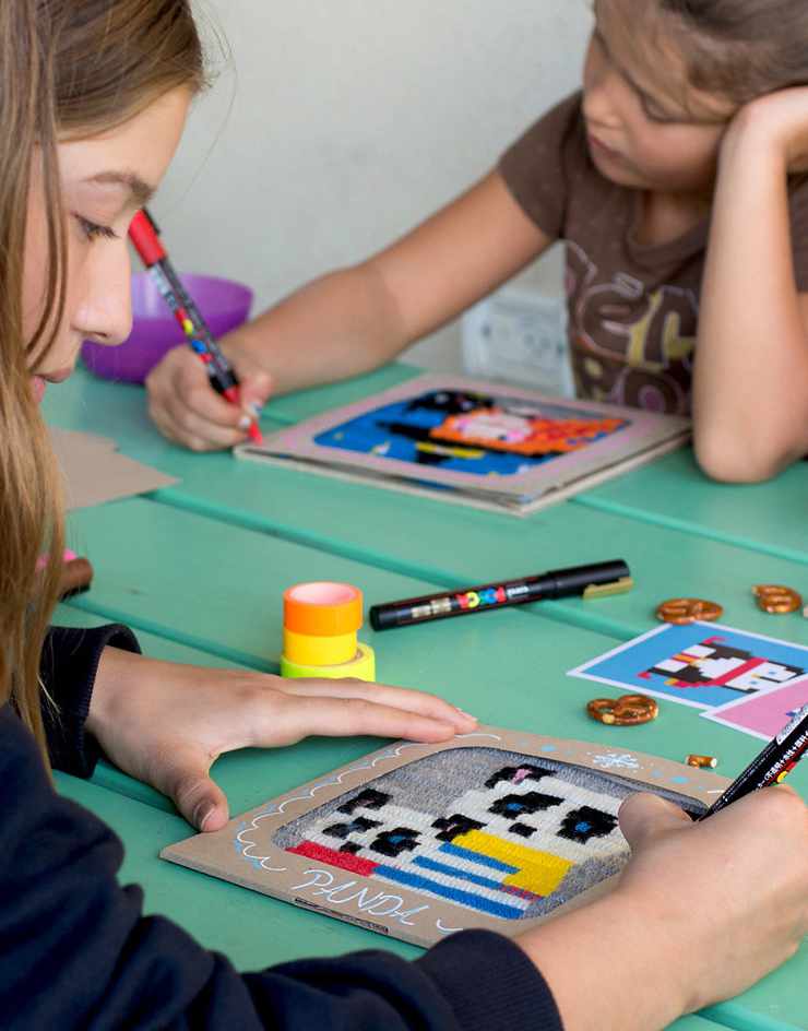 Sozo Children's Craft Kits Panda Needlepoint Kit, Sozo DIY 0608631393050 608631393050