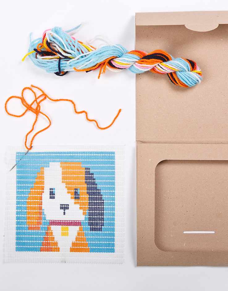 Sozo Children's Craft Kits Puppy Needlepoint Kit, Sozo DIY 0608631393012 608631393012
