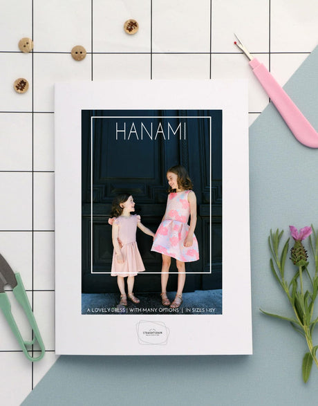 Straightgrain Children's Clothing Hanami Dress, Straightgrain Girl's Sewing Pattern 50338082