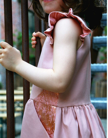 Straightgrain Children's Clothing Hanami Dress, Straightgrain Girl's Sewing Pattern 50338082