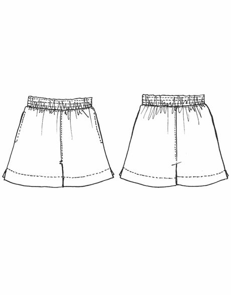 Tessuti Trousers & Shorts Bailee Shorts Sewing Pattern, Tessuti 14768