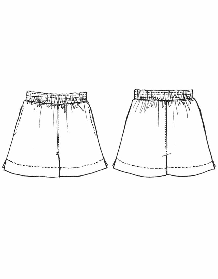 Tessuti Trousers & Shorts Bailee Shorts Sewing Pattern, Tessuti 14768