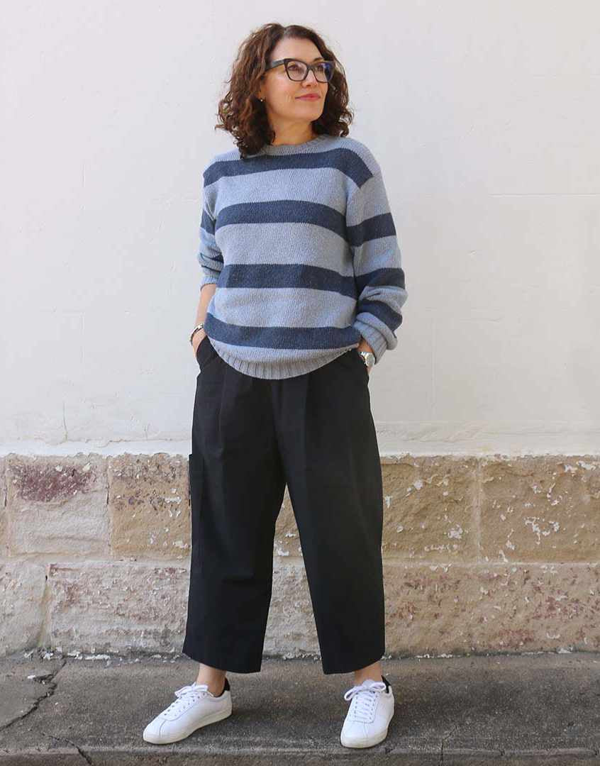 Naia Trousers Sewing Pattern, Tessuti