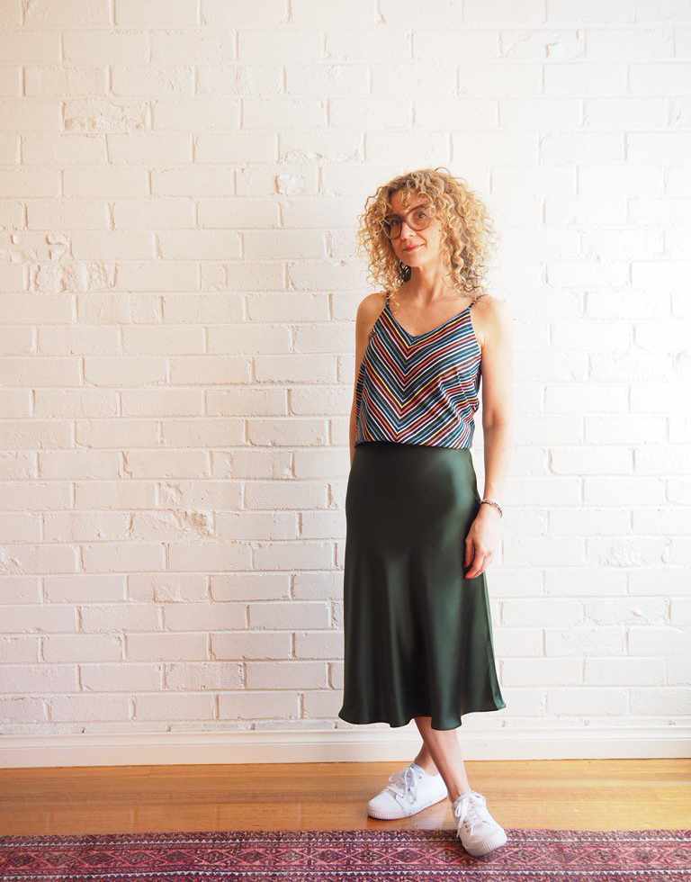 Tessuti Skirts Evie Bias Skirt Sewing Pattern, Tessuti 14068