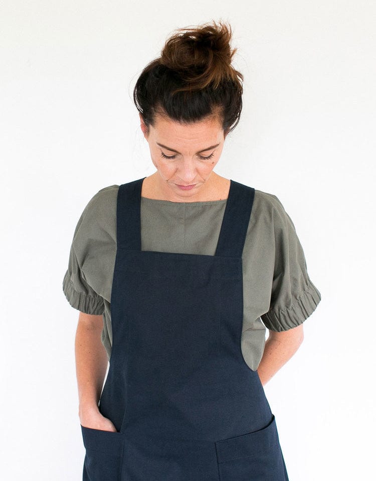 The Assembly Line Dresses Apron Dress Sewing Pattern, The Assembly Line